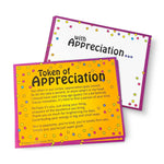 Raving Rhymes - Token of Appreciation - front and back