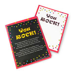 Raving Rhymes - You Rock Card - front and back