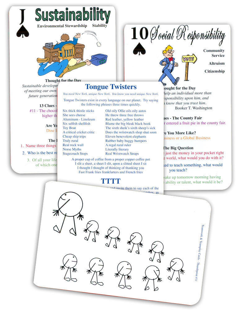 Teamwork and Teamplay Cards