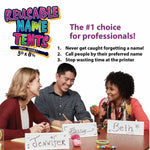Reusable Tent Card (Space Saver - 10/set) - Tents - Trainers Warehouse