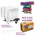 Reusable Tent Card (Space Saver - 10/set) - Tents - Trainers Warehouse