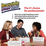 Reusable Tent Cards (LARGE 24/set) - Tents - Trainers Warehouse