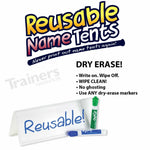 Reusable Tent Cards (LARGE 24/set) - Tents - Trainers Warehouse