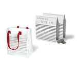 Set of 24 Reusable Tent Cards, plus Markers, Mini-Erasers in Tote Bag
