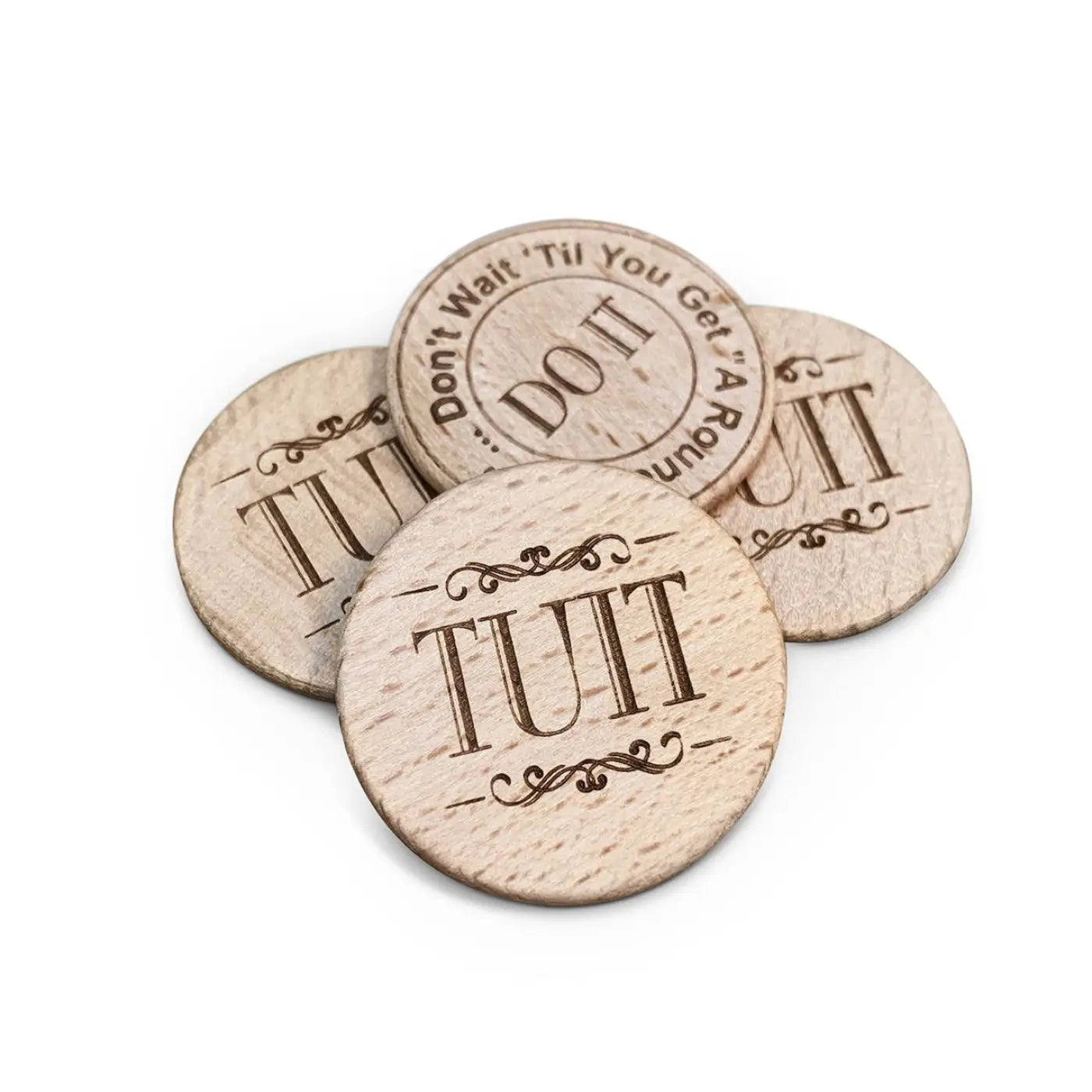 Round TUIT Tokens Set of 4