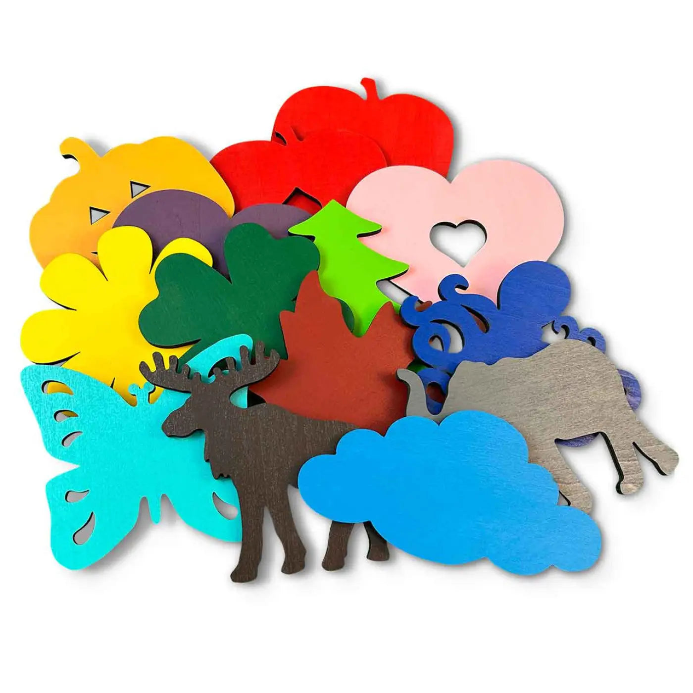 Shape-Up Game - all parts in a pile
