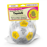 Shaped by Our Past Thumball, in packaging