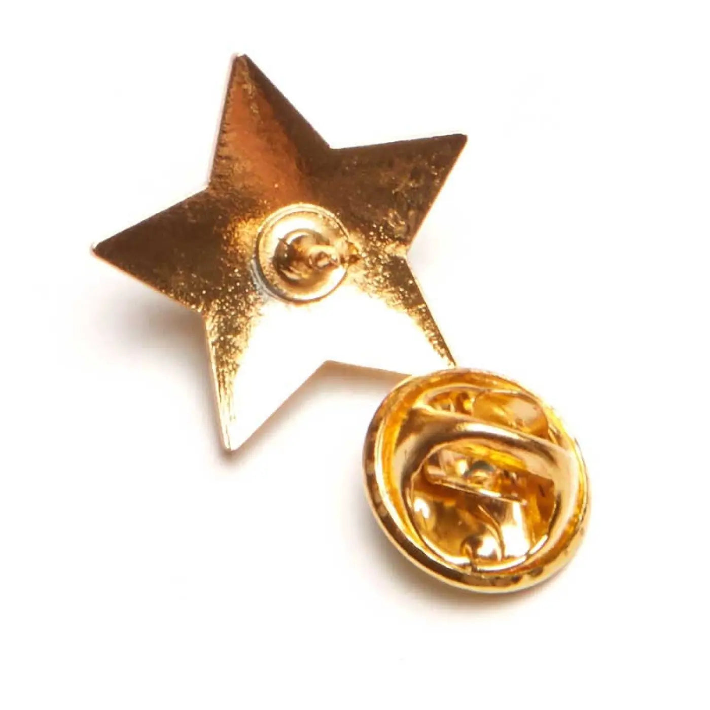 Silver Star Lapel Pin; back