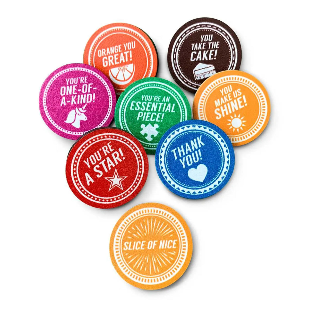 Nice Tokens Slice of Nice Token Set Employee Recognition for Trainers – Trainers ...