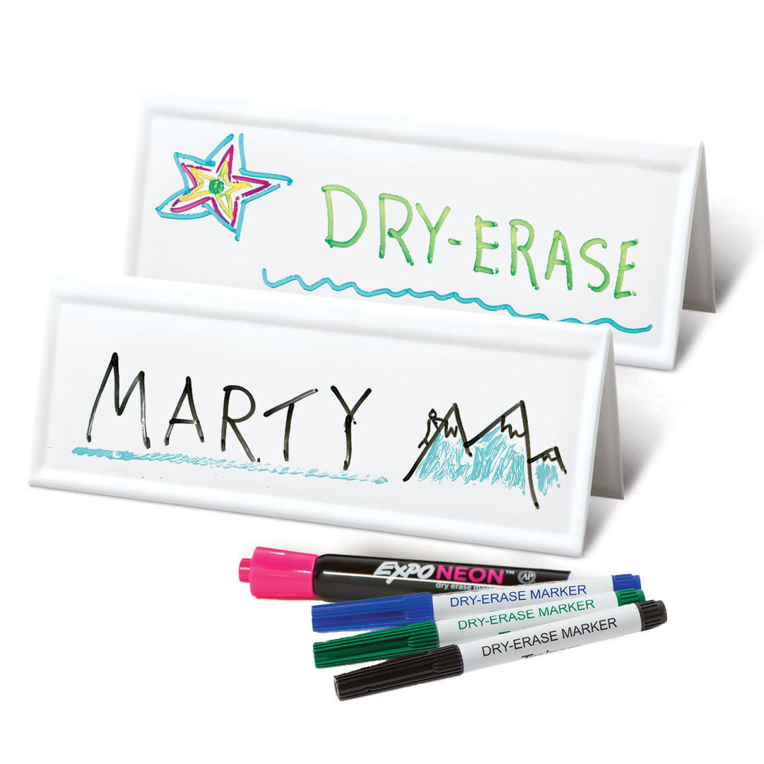 Reusable Name Tent Card - Small, (10/set)