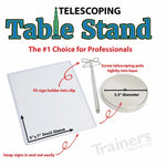 Telescoping Table Stand - Meeting General - Trainers Warehouse