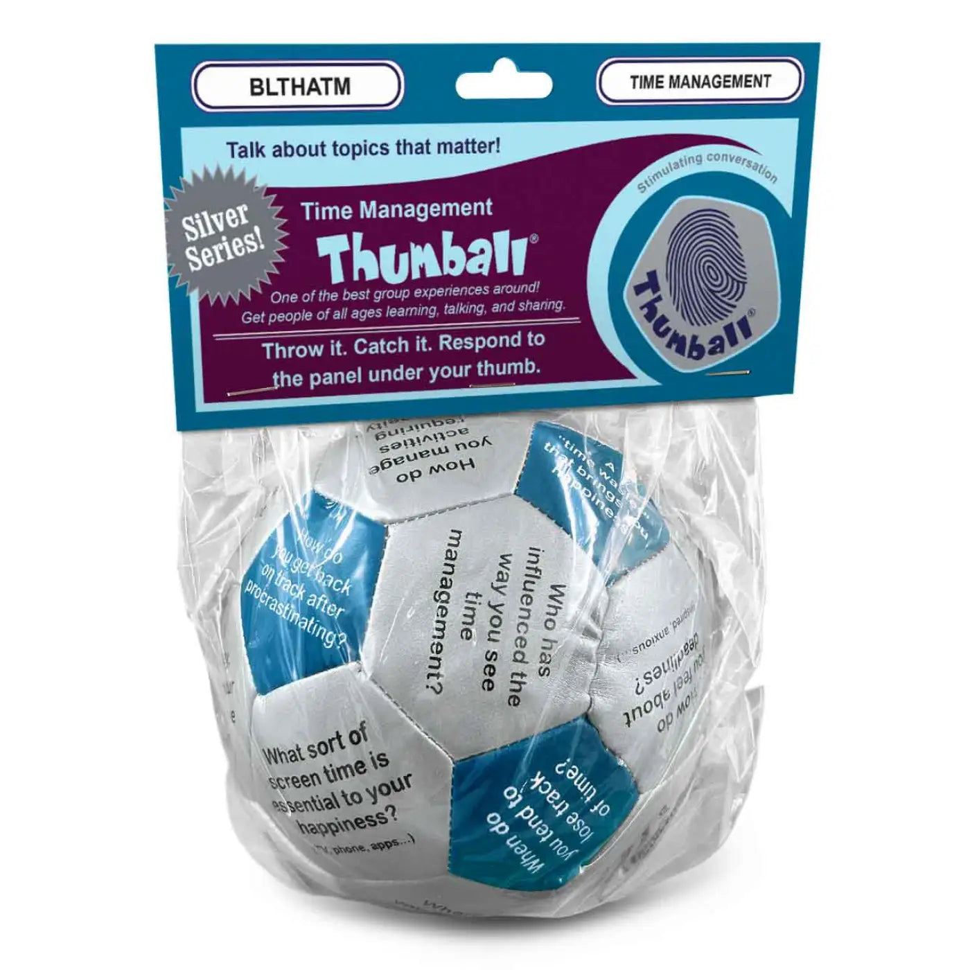 Time Management Thumball in packaging