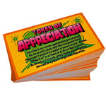 Tokens of Appreciation Cards Only - NEW (100/set)