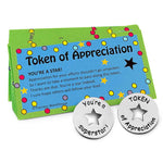 Token of Appreciation - star token and card