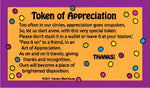 Tokens of Appreciation Card
