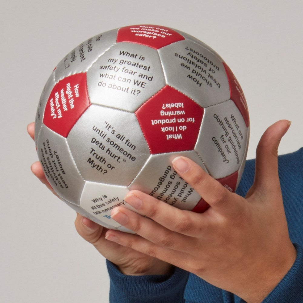 Toolbox Talks Thumball, in hands