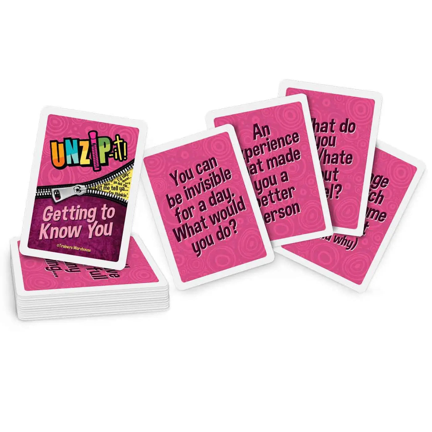 UNZIP-it! Set Conversation Starters - Conversation Deck - Trainers Warehouse
