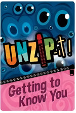 UNZIP-it! with Getting To Know You Conversation Card Deck