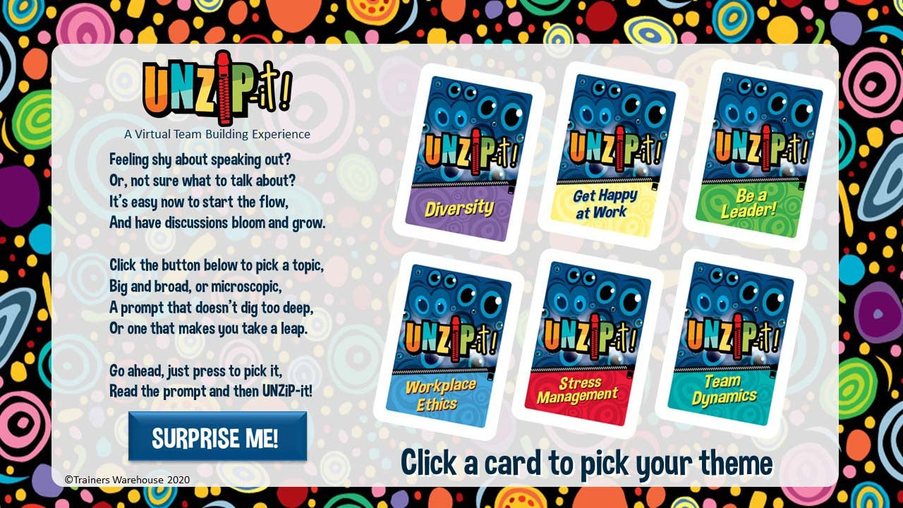 UNZiP-it! Remote - Team Development Set