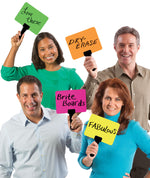 People using Briteboards Dry-erase Fluorescent Response Boards