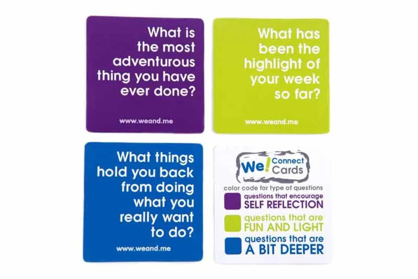 We Connect Cards; sample cards
