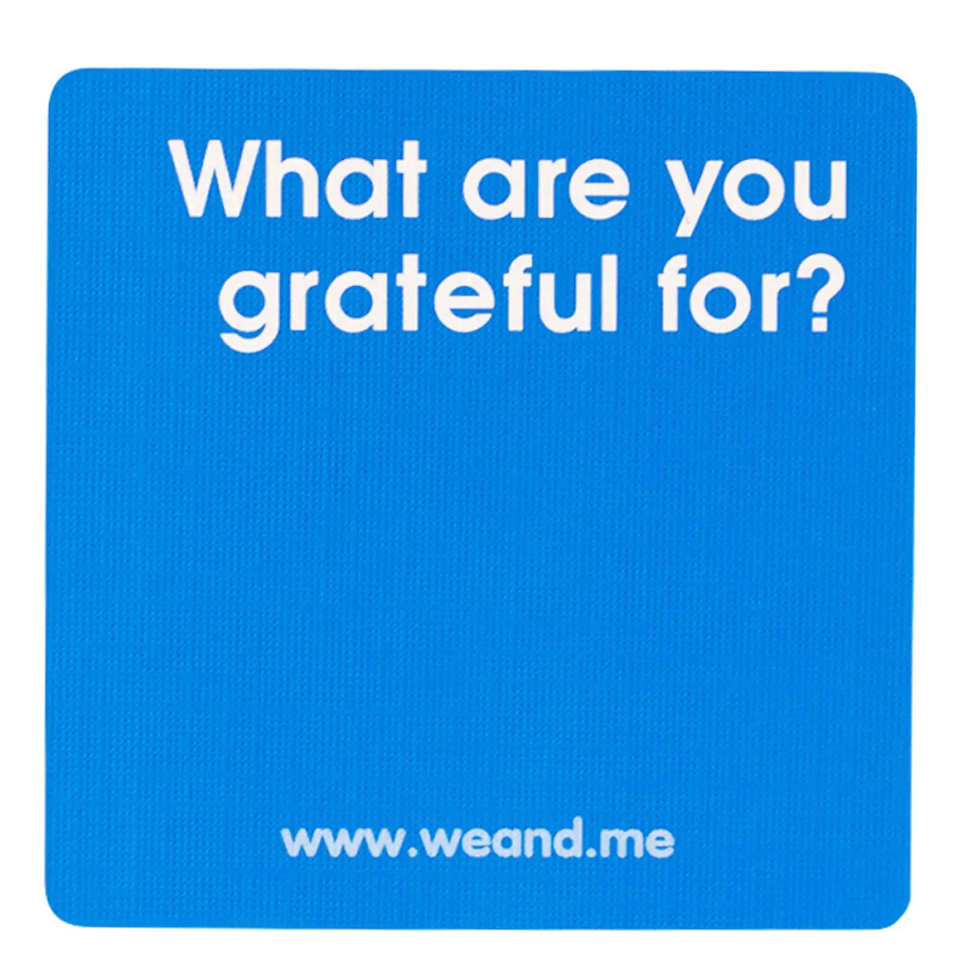 Blue WeConnect Card: What are you grateful for? - from Trainers Warehouse