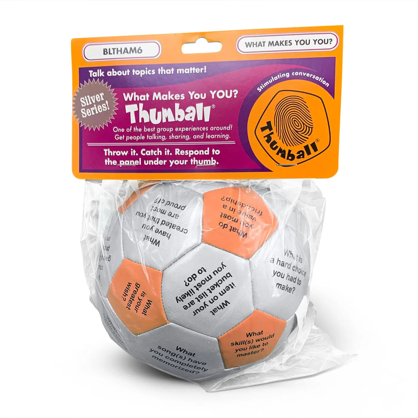 What Makes You You? Thumball, in packaging
