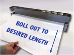 Wizard Wall 27.5’’ x 25 ft White Instant Whiteboard Roll & Dispenser - Dispenser - Trainers Warehouse
