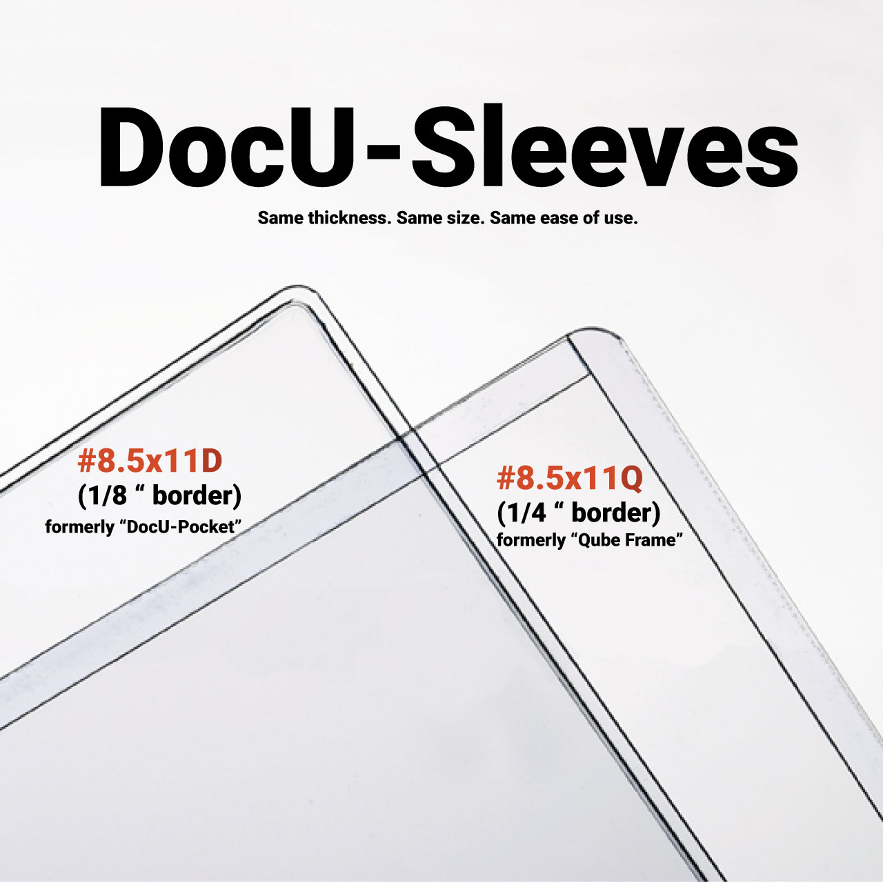 DocU-Sleeves, 4 x 6 Sheet Protector - Trainers Warehouse