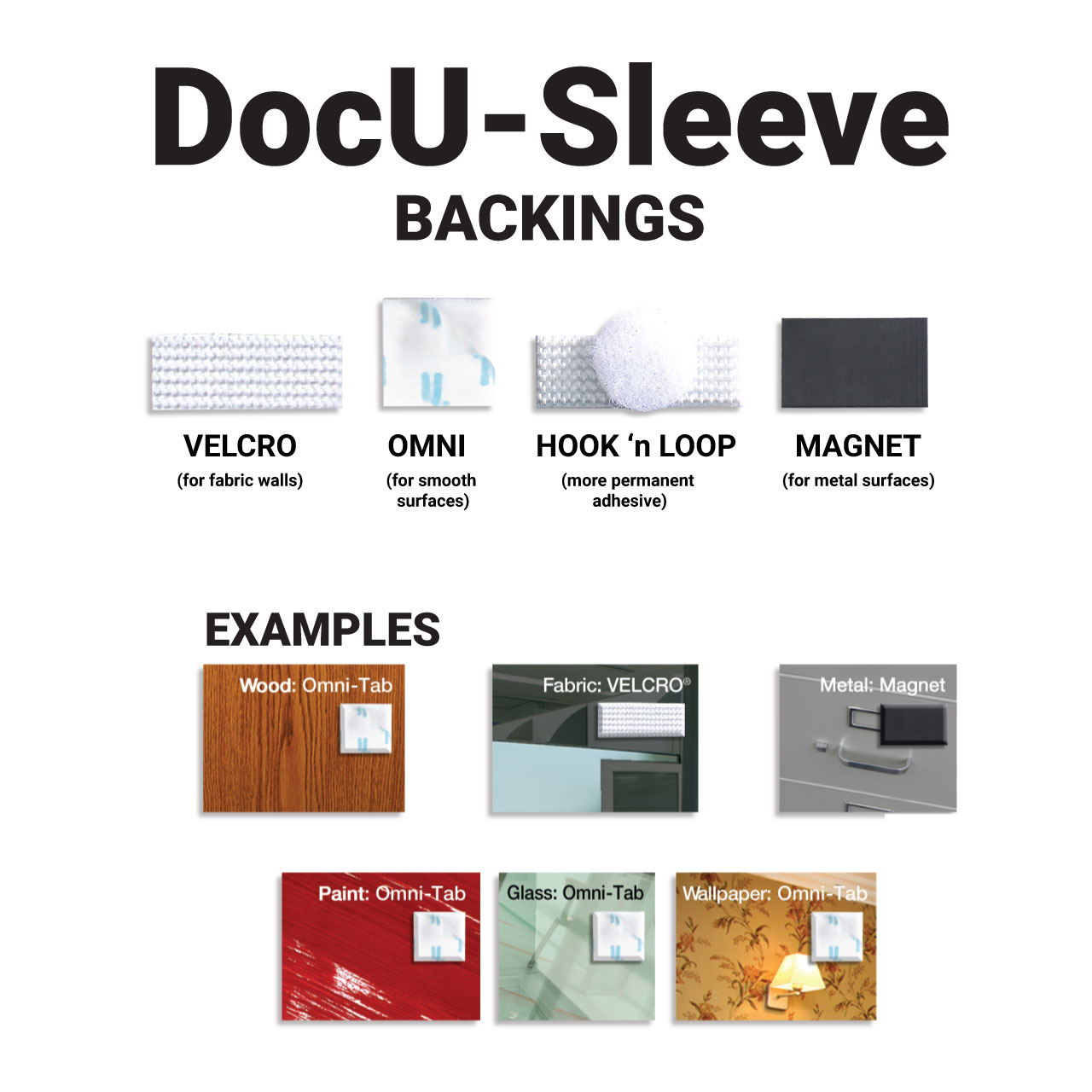 DocU-Sleeves, 5 x 7 Sheet Protector